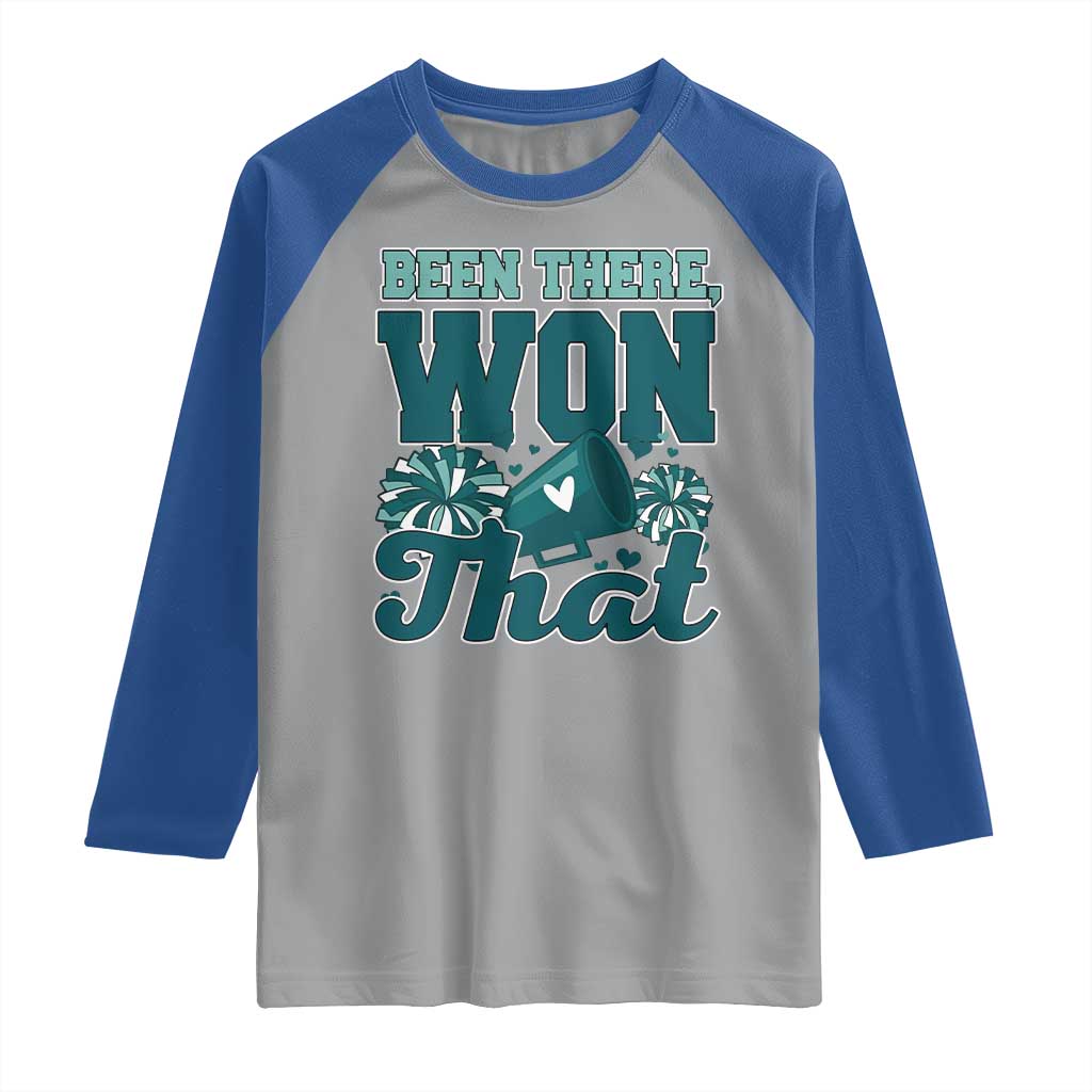 Been There Won That Cheer Spirit Raglan Shirt Game Day Champions Sport Fans - Wonder Print Shop