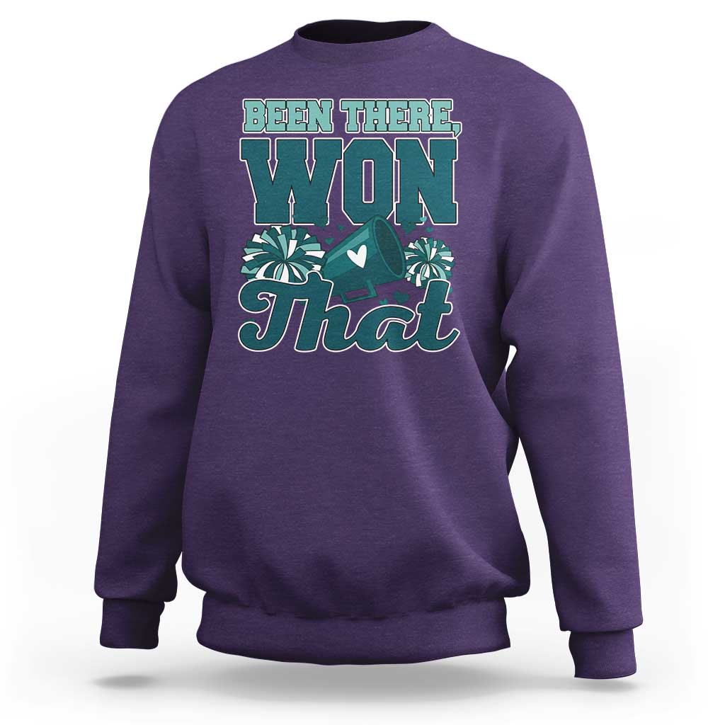 Been There Won That Cheer Spirit Sweatshirt Game Day Champions Sport Fans - Wonder Print Shop
