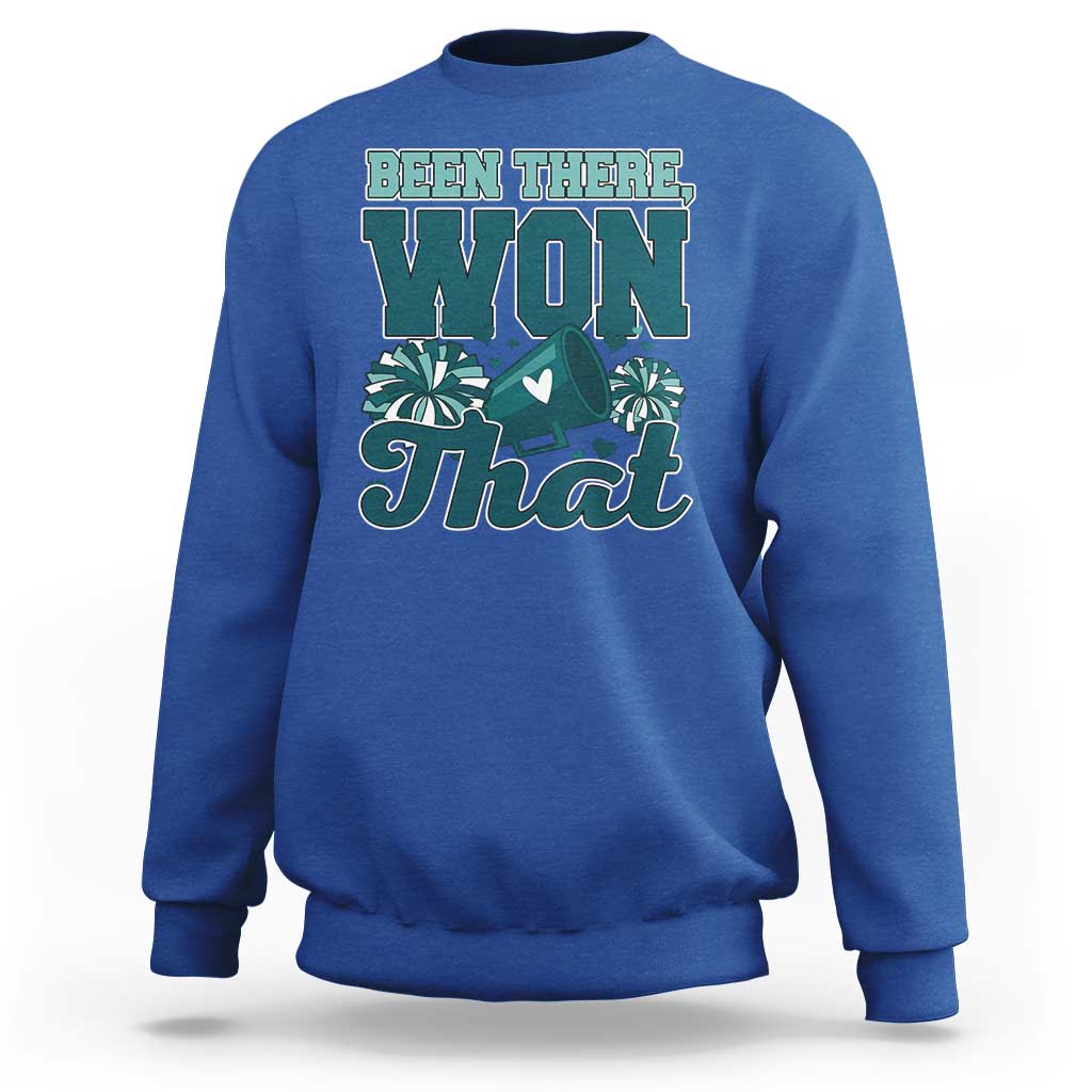 Been There Won That Cheer Spirit Sweatshirt Game Day Champions Sport Fans - Wonder Print Shop