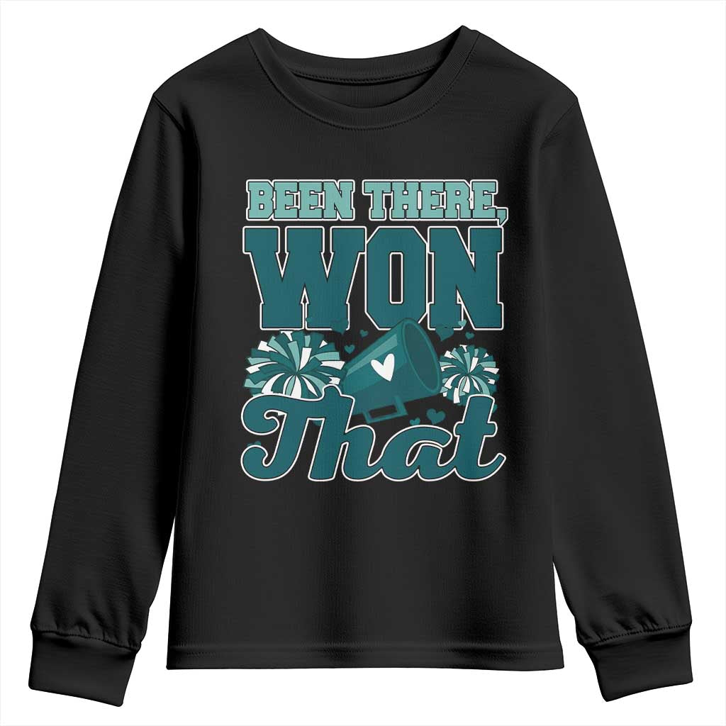 Been There Won That Cheer Spirit Youth Sweatshirt Game Day Champions Sport Fans - Wonder Print Shop