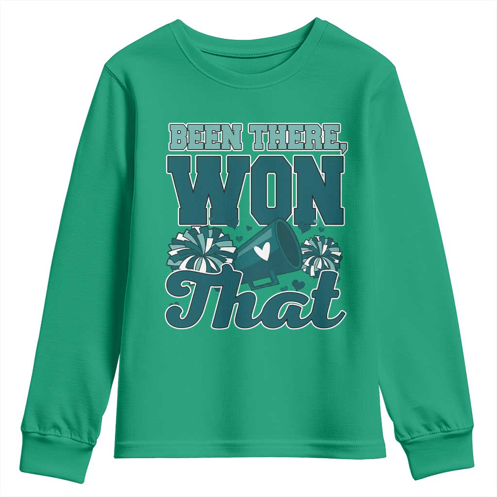 Been There Won That Cheer Spirit Youth Sweatshirt Game Day Champions Sport Fans - Wonder Print Shop