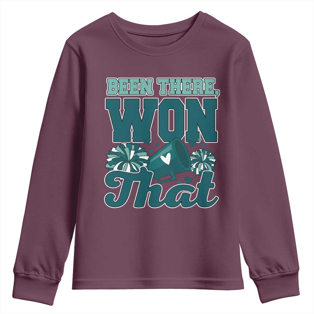 Been There Won That Cheer Spirit Youth Sweatshirt Game Day Champions Sport Fans - Wonder Print Shop