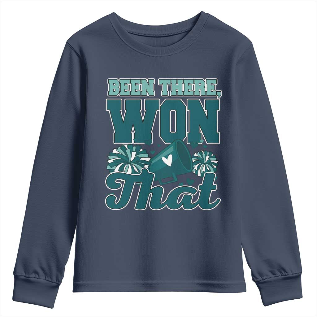 Been There Won That Cheer Spirit Youth Sweatshirt Game Day Champions Sport Fans - Wonder Print Shop