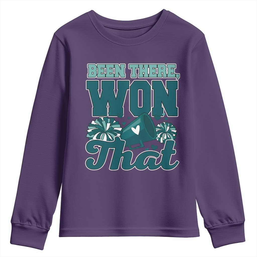 Been There Won That Cheer Spirit Youth Sweatshirt Game Day Champions Sport Fans - Wonder Print Shop