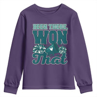 Been There Won That Cheer Spirit Youth Sweatshirt Game Day Champions Sport Fans - Wonder Print Shop