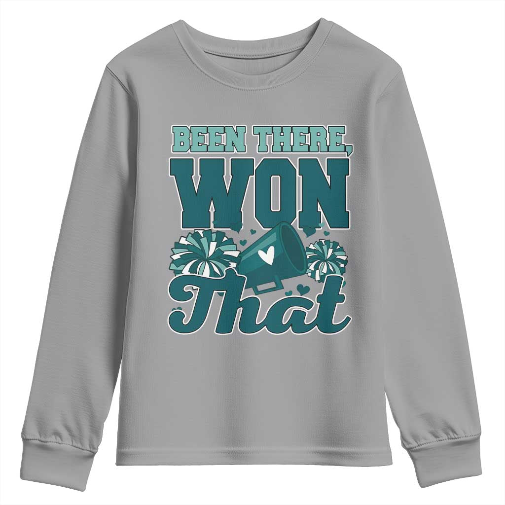 Been There Won That Cheer Spirit Youth Sweatshirt Game Day Champions Sport Fans - Wonder Print Shop