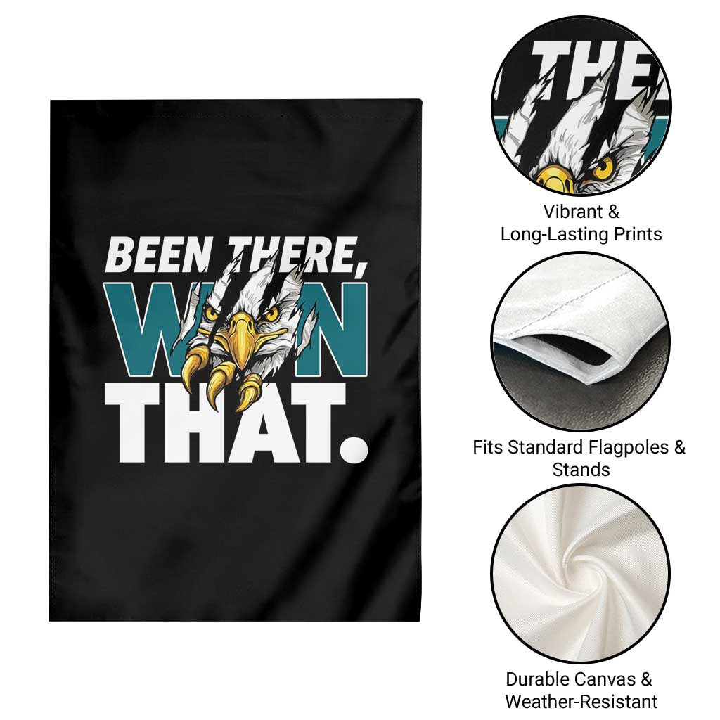 Been There Won That Fierce Eagle Garden Flag Game Day Champions Sport Fans - Wonder Print Shop