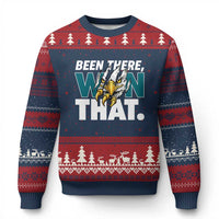 Been There Won That Fierce Eagle Ugly Christmas Sweater Game Day Champions Sport Fans - Wonder Print Shop