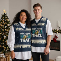 Been There Won That Fierce Eagle V-Neck Knit Sweater Vest Game Day Champions Sport Fans - Wonder Print Shop
