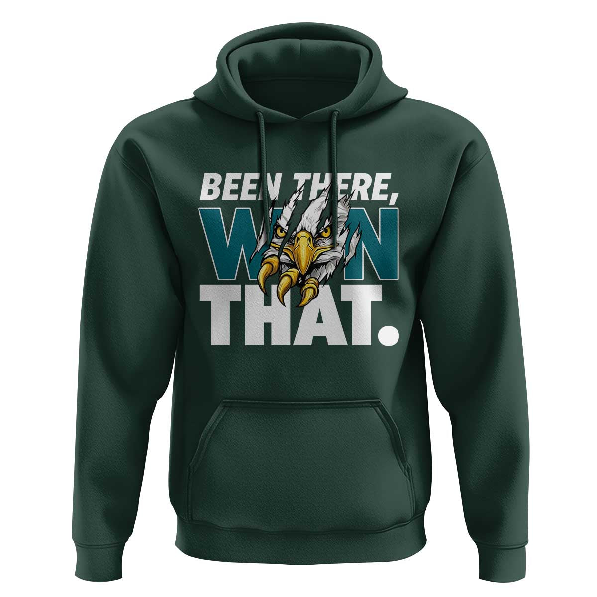 Been There Won That Fierce Eagle Hoodie Game Day Champions Sport Fans - Wonder Print Shop