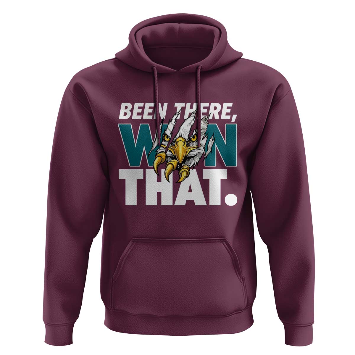 Been There Won That Fierce Eagle Hoodie Game Day Champions Sport Fans - Wonder Print Shop