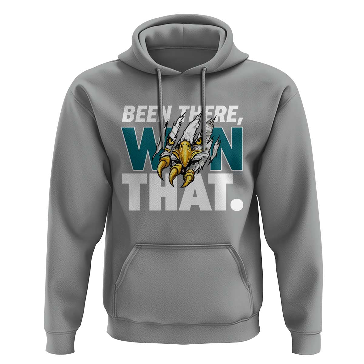 Been There Won That Fierce Eagle Hoodie Game Day Champions Sport Fans - Wonder Print Shop