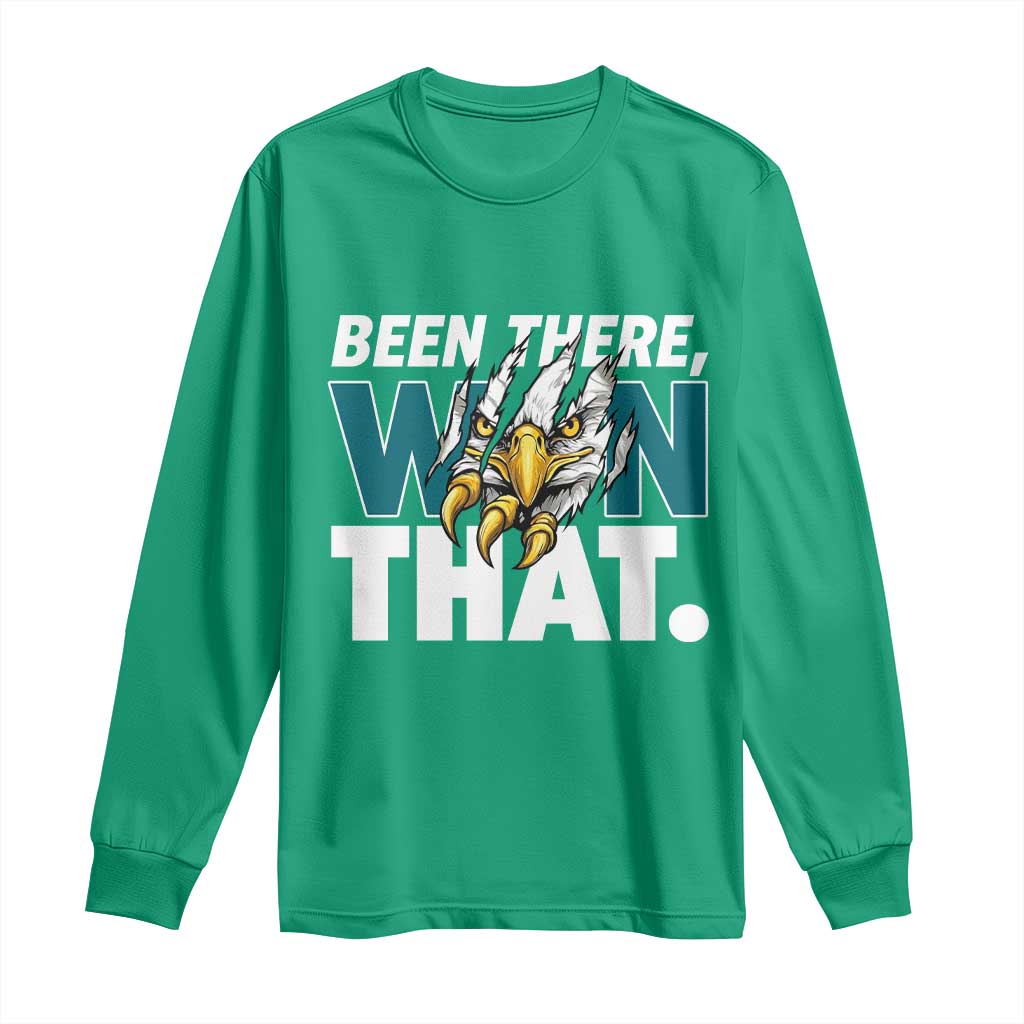 Been There Won That Fierce Eagle Long Sleeve Shirt Game Day Champions Sport Fans - Wonder Print Shop