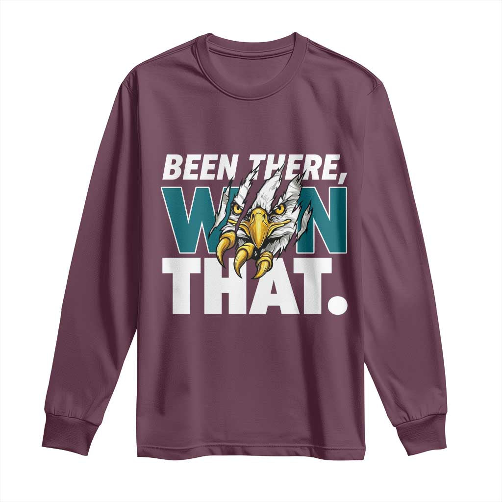 Been There Won That Fierce Eagle Long Sleeve Shirt Game Day Champions Sport Fans - Wonder Print Shop