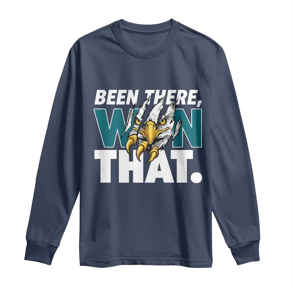Been There Won That Fierce Eagle Long Sleeve Shirt Game Day Champions Sport Fans - Wonder Print Shop