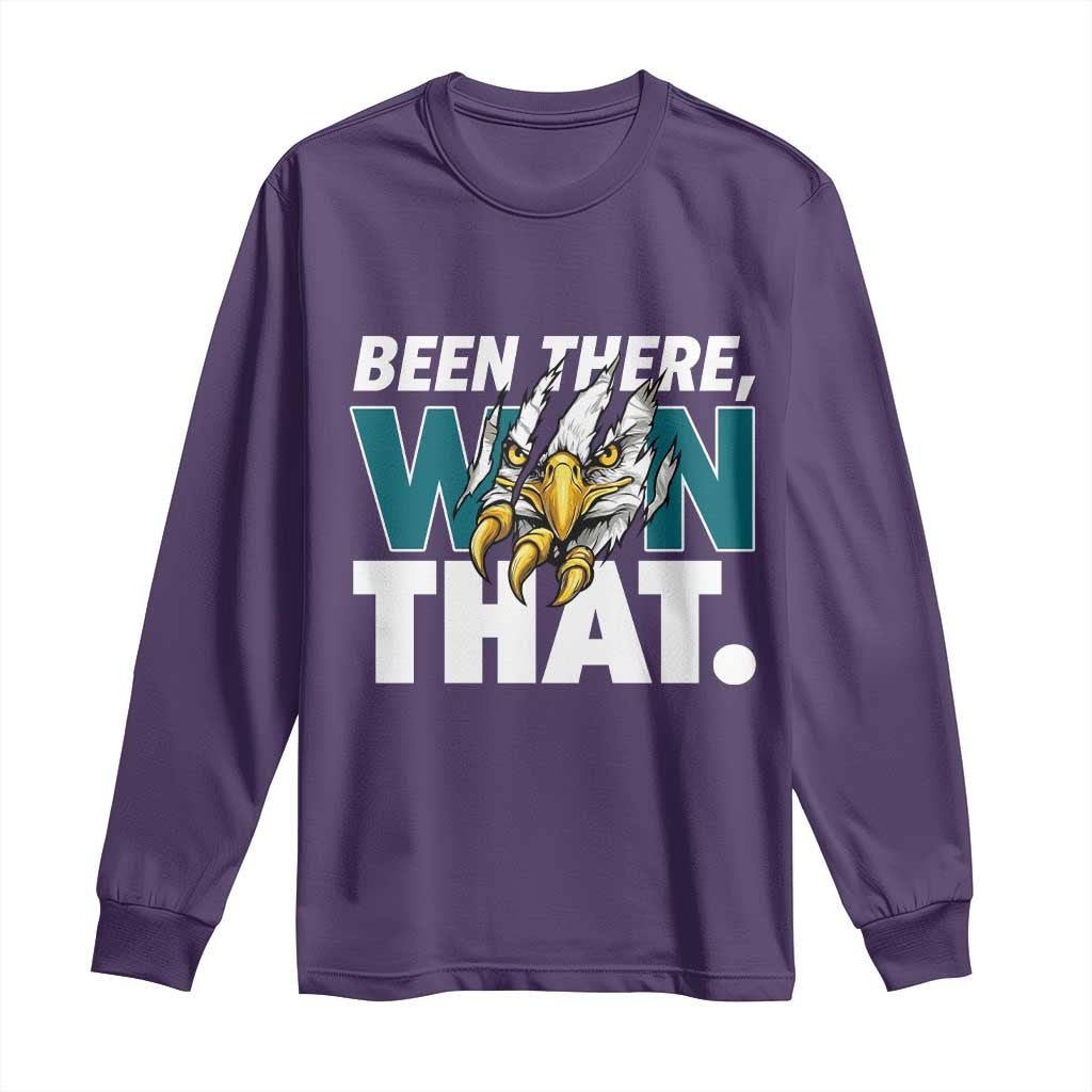 Been There Won That Fierce Eagle Long Sleeve Shirt Game Day Champions Sport Fans - Wonder Print Shop