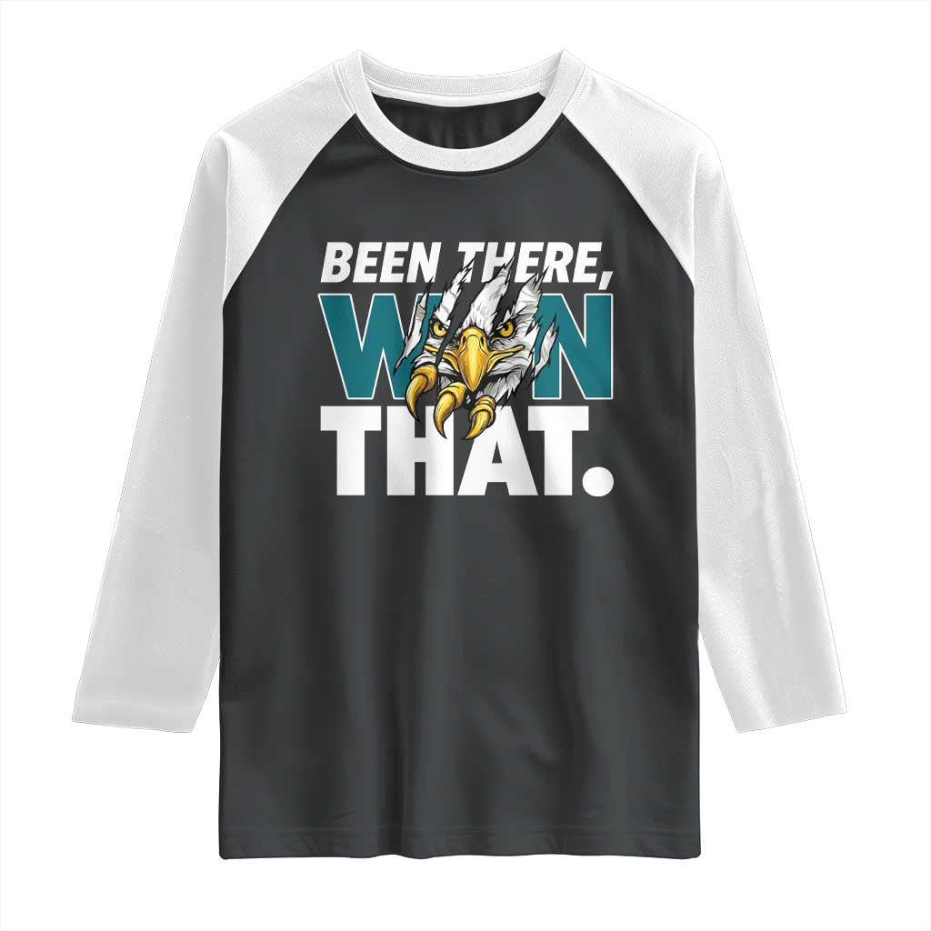 Been There Won That Fierce Eagle Raglan Shirt Game Day Champions Sport Fans - Wonder Print Shop