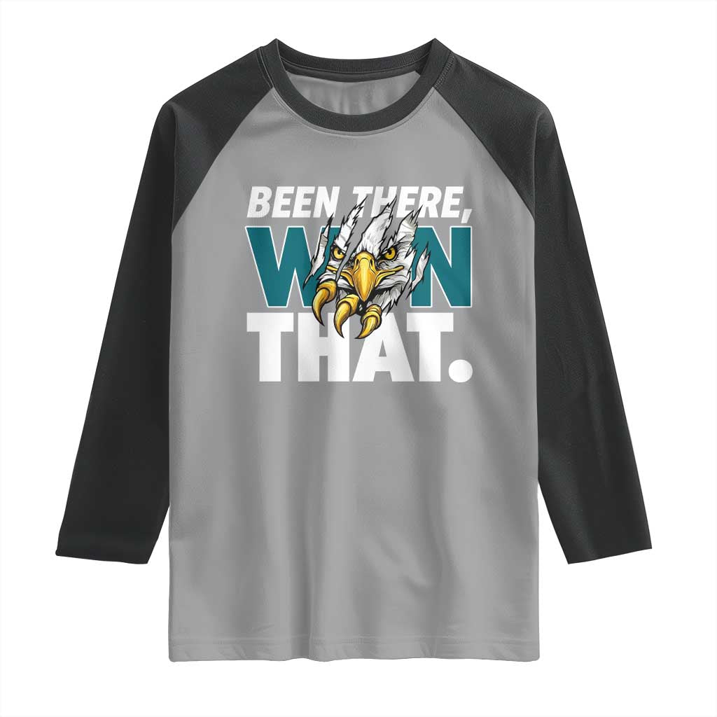 Been There Won That Fierce Eagle Raglan Shirt Game Day Champions Sport Fans - Wonder Print Shop