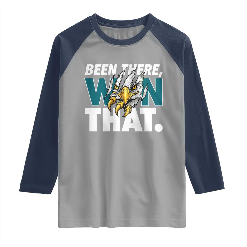 Been There Won That Fierce Eagle Raglan Shirt Game Day Champions Sport Fans - Wonder Print Shop