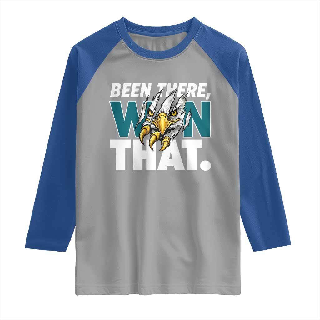 Been There Won That Fierce Eagle Raglan Shirt Game Day Champions Sport Fans - Wonder Print Shop