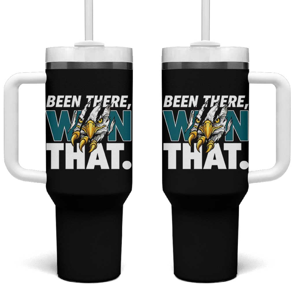 Been There Won That Fierce Eagle Tumbler With Handle Game Day Champions Sport Fans - Wonder Print Shop