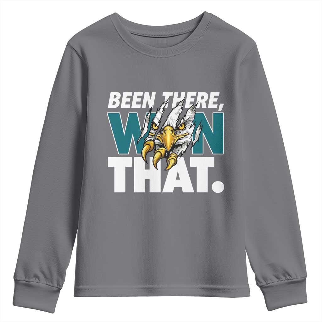 Been There Won That Fierce Eagle Youth Sweatshirt Game Day Champions Sport Fans - Wonder Print Shop