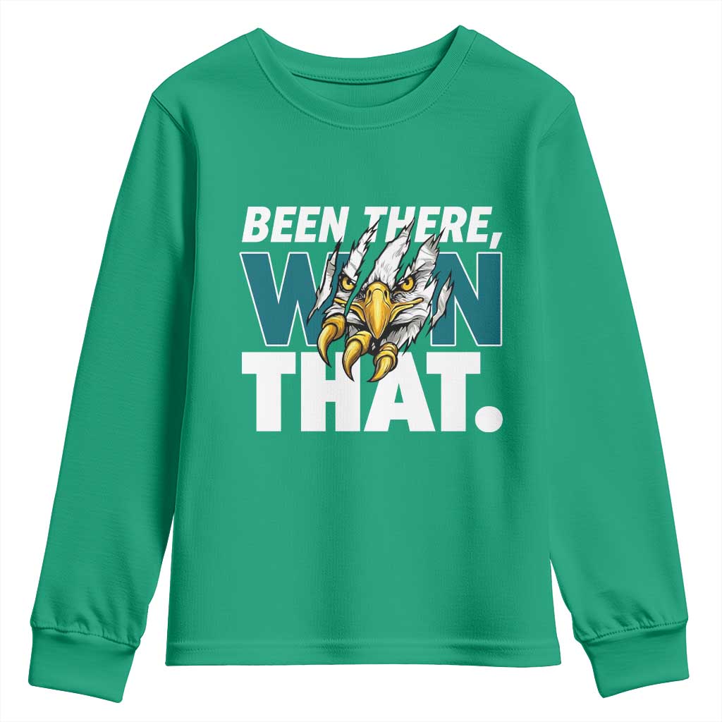 Been There Won That Fierce Eagle Youth Sweatshirt Game Day Champions Sport Fans - Wonder Print Shop