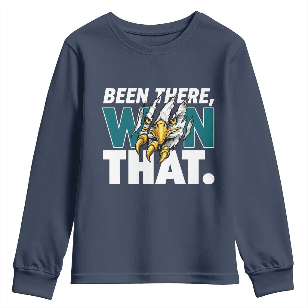 Been There Won That Fierce Eagle Youth Sweatshirt Game Day Champions Sport Fans - Wonder Print Shop
