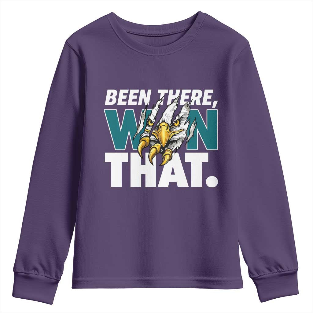 Been There Won That Fierce Eagle Youth Sweatshirt Game Day Champions Sport Fans - Wonder Print Shop