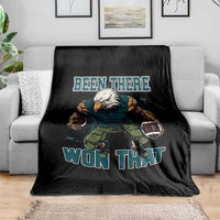 Been There Won That Fierce Football Graphic Throw Blanket Game Day Champions Sport Fans - Wonder Print Shop
