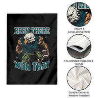 Been There Won That Fierce Football Graphic Garden Flag Game Day Champions Sport Fans - Wonder Print Shop