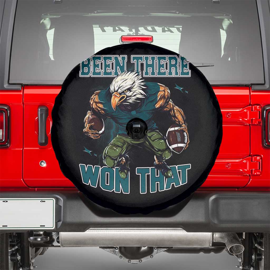 Been There Won That Fierce Football Graphic Spare Tire Cover Game Day Champions Sport Fans - Wonder Print Shop