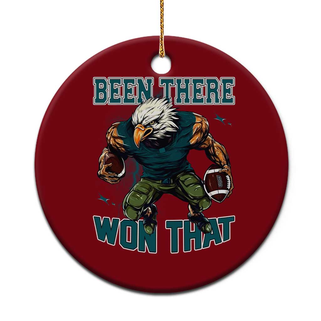 Been There Won That Fierce Football Graphic Ceramic Ornament Game Day Champions Sport Fans - Wonder Print Shop