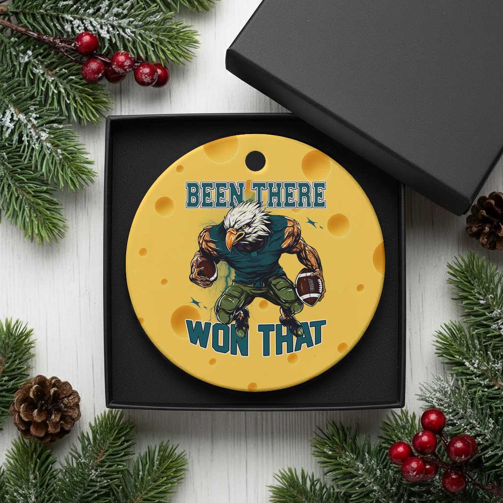 Been There Won That Fierce Football Graphic Ceramic Ornament Game Day Champions Sport Fans - Wonder Print Shop