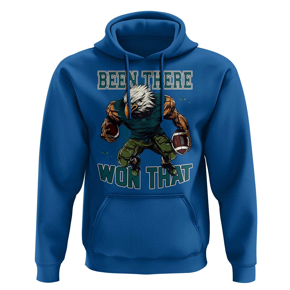 Been There Won That Fierce Football Graphic Hoodie Game Day Champions Sport Fans - Wonder Print Shop