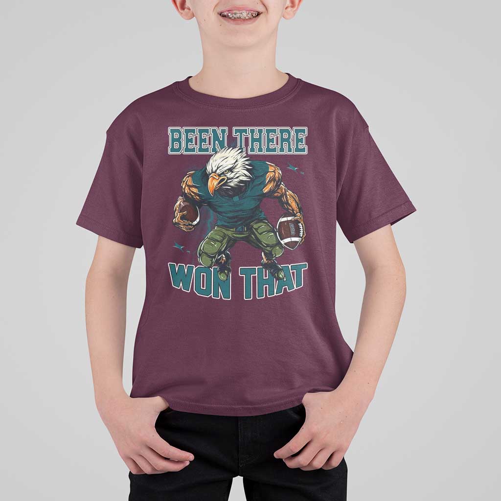 Been There Won That Fierce Football Graphic T Shirt For Kid Game Day Champions Sport Fans - Wonder Print Shop