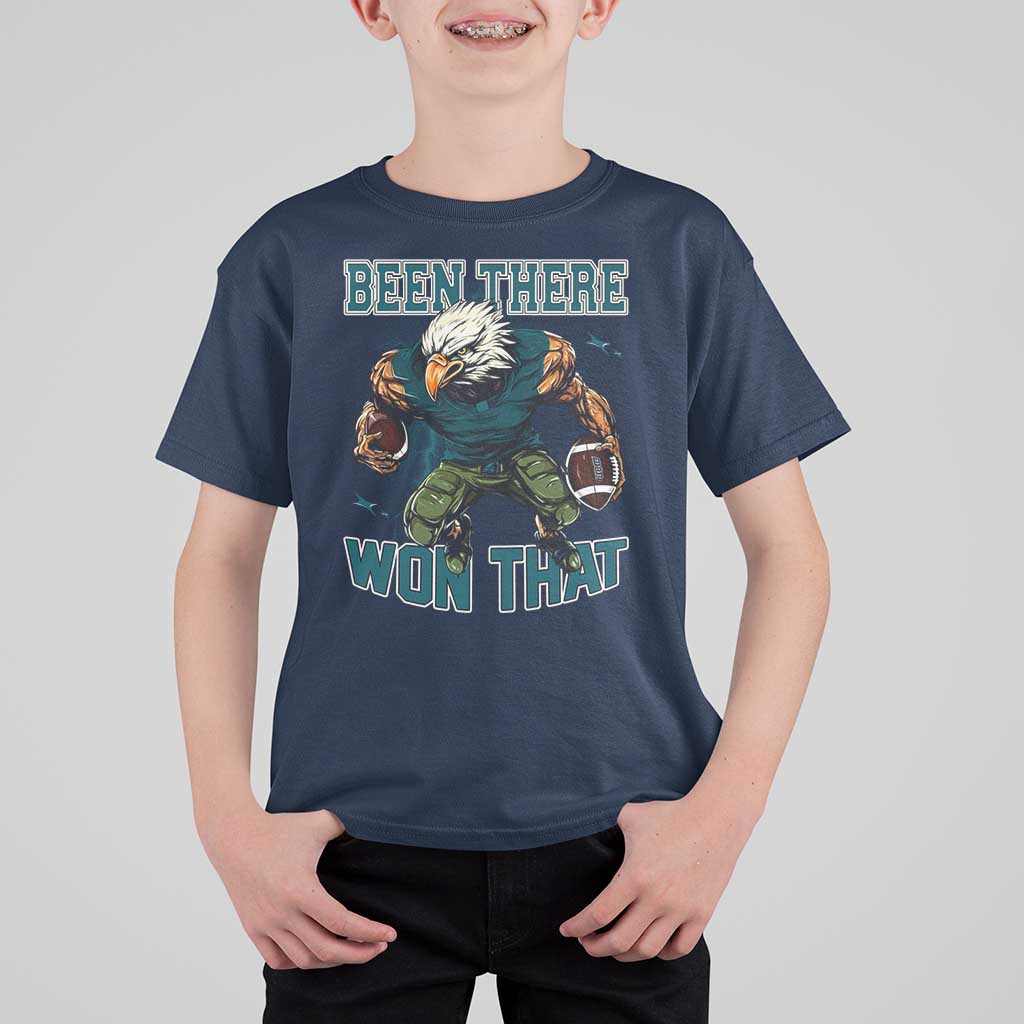 Been There Won That Fierce Football Graphic T Shirt For Kid Game Day Champions Sport Fans - Wonder Print Shop