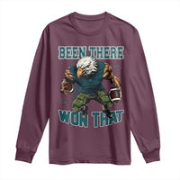 Been There Won That Fierce Football Graphic Long Sleeve Shirt Game Day Champions Sport Fans - Wonder Print Shop