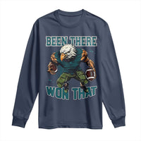 Been There Won That Fierce Football Graphic Long Sleeve Shirt Game Day Champions Sport Fans - Wonder Print Shop