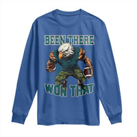 Been There Won That Fierce Football Graphic Long Sleeve Shirt Game Day Champions Sport Fans - Wonder Print Shop