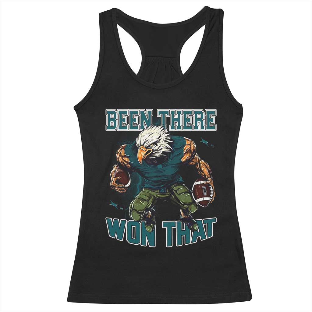 Been There Won That Fierce Football Graphic Racerback Tank Top Game Day Champions Sport Fans - Wonder Print Shop