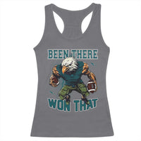 Been There Won That Fierce Football Graphic Racerback Tank Top Game Day Champions Sport Fans - Wonder Print Shop