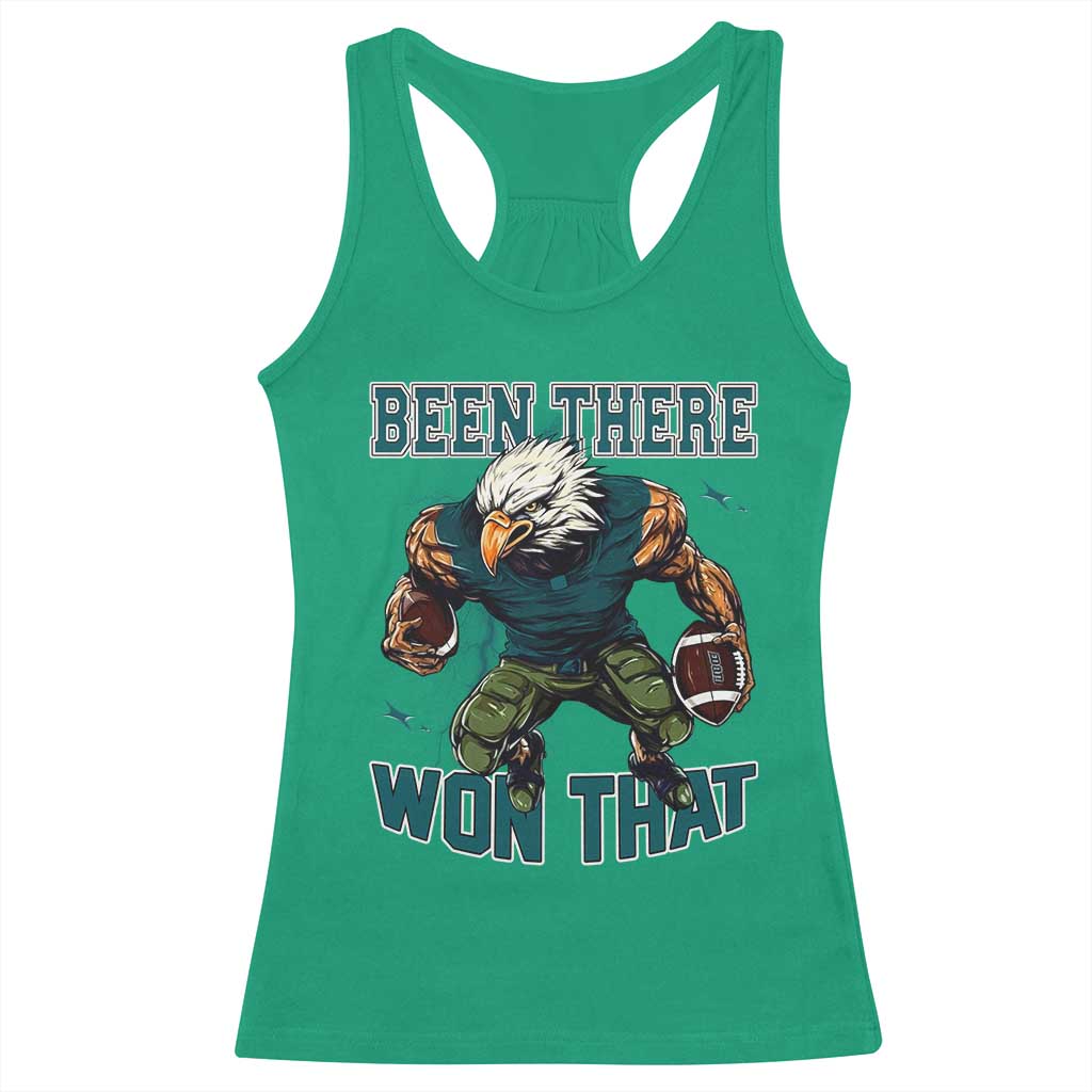 Been There Won That Fierce Football Graphic Racerback Tank Top Game Day Champions Sport Fans - Wonder Print Shop