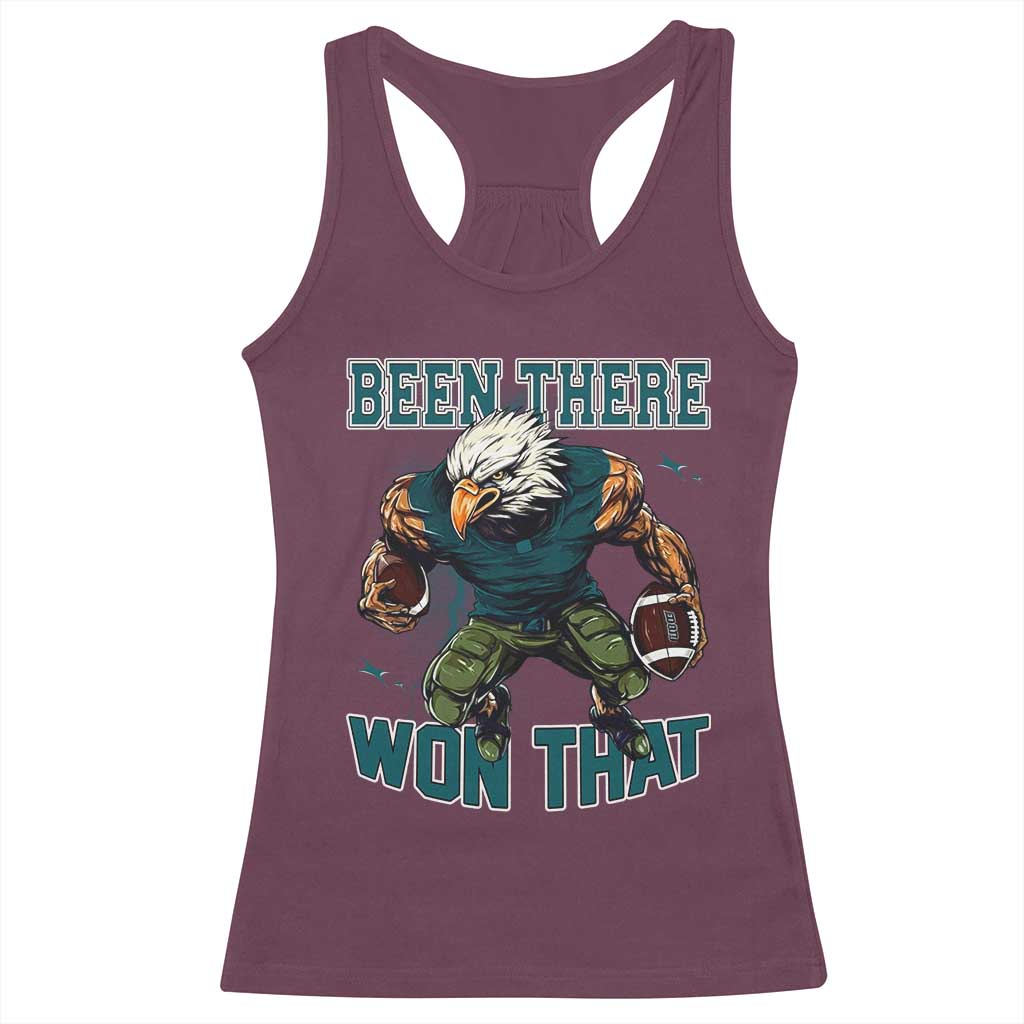 Been There Won That Fierce Football Graphic Racerback Tank Top Game Day Champions Sport Fans - Wonder Print Shop