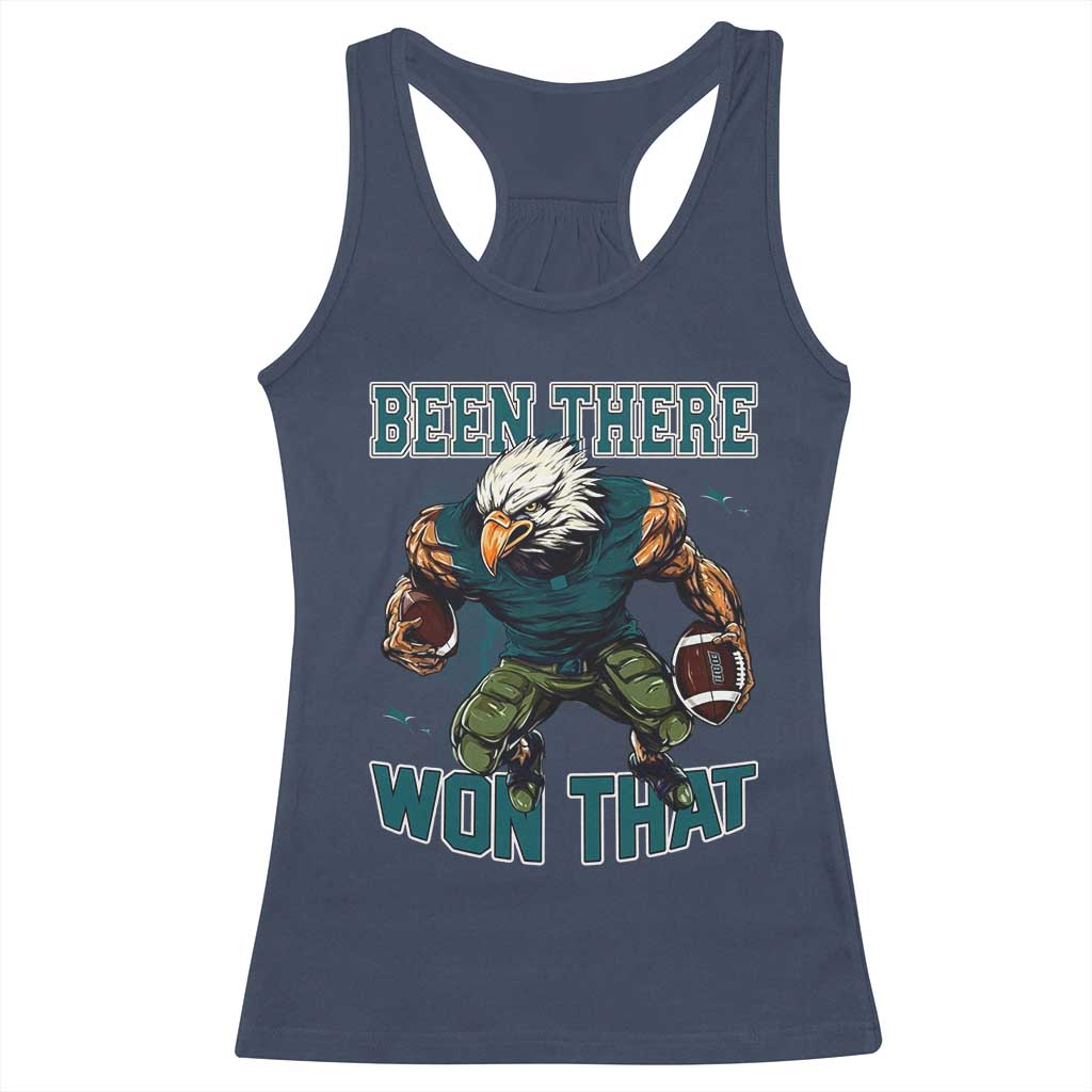 Been There Won That Fierce Football Graphic Racerback Tank Top Game Day Champions Sport Fans - Wonder Print Shop