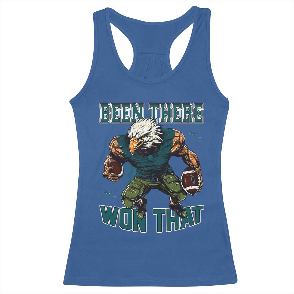 Been There Won That Fierce Football Graphic Racerback Tank Top Game Day Champions Sport Fans - Wonder Print Shop