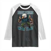 Been There Won That Fierce Football Graphic Raglan Shirt Game Day Champions Sport Fans - Wonder Print Shop