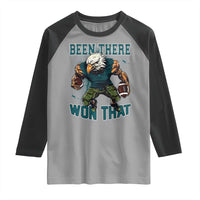 Been There Won That Fierce Football Graphic Raglan Shirt Game Day Champions Sport Fans - Wonder Print Shop
