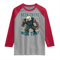 Been There Won That Fierce Football Graphic Raglan Shirt Game Day Champions Sport Fans - Wonder Print Shop