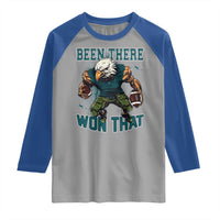 Been There Won That Fierce Football Graphic Raglan Shirt Game Day Champions Sport Fans - Wonder Print Shop